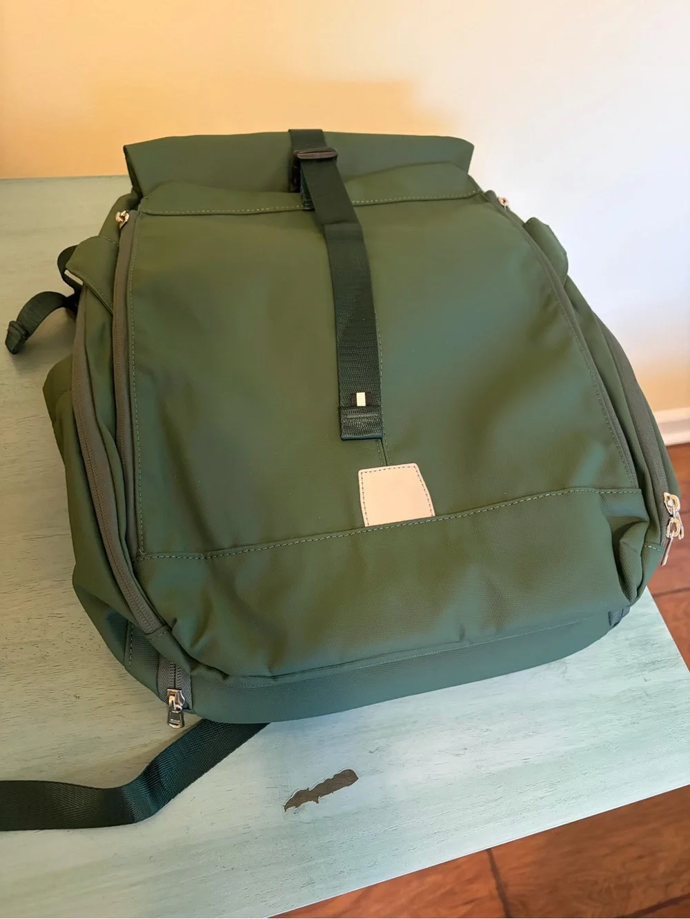 Green Travel Everyday Backpack - Casual Commuter Bag